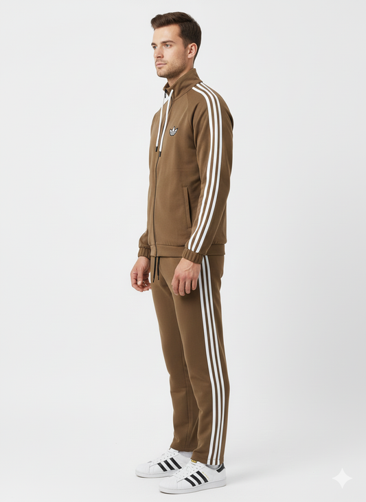 Men's Tracksuit - Brown